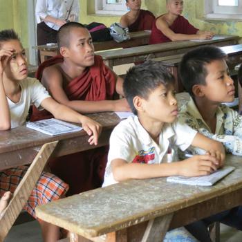 Education situation in Myanmar is worrying